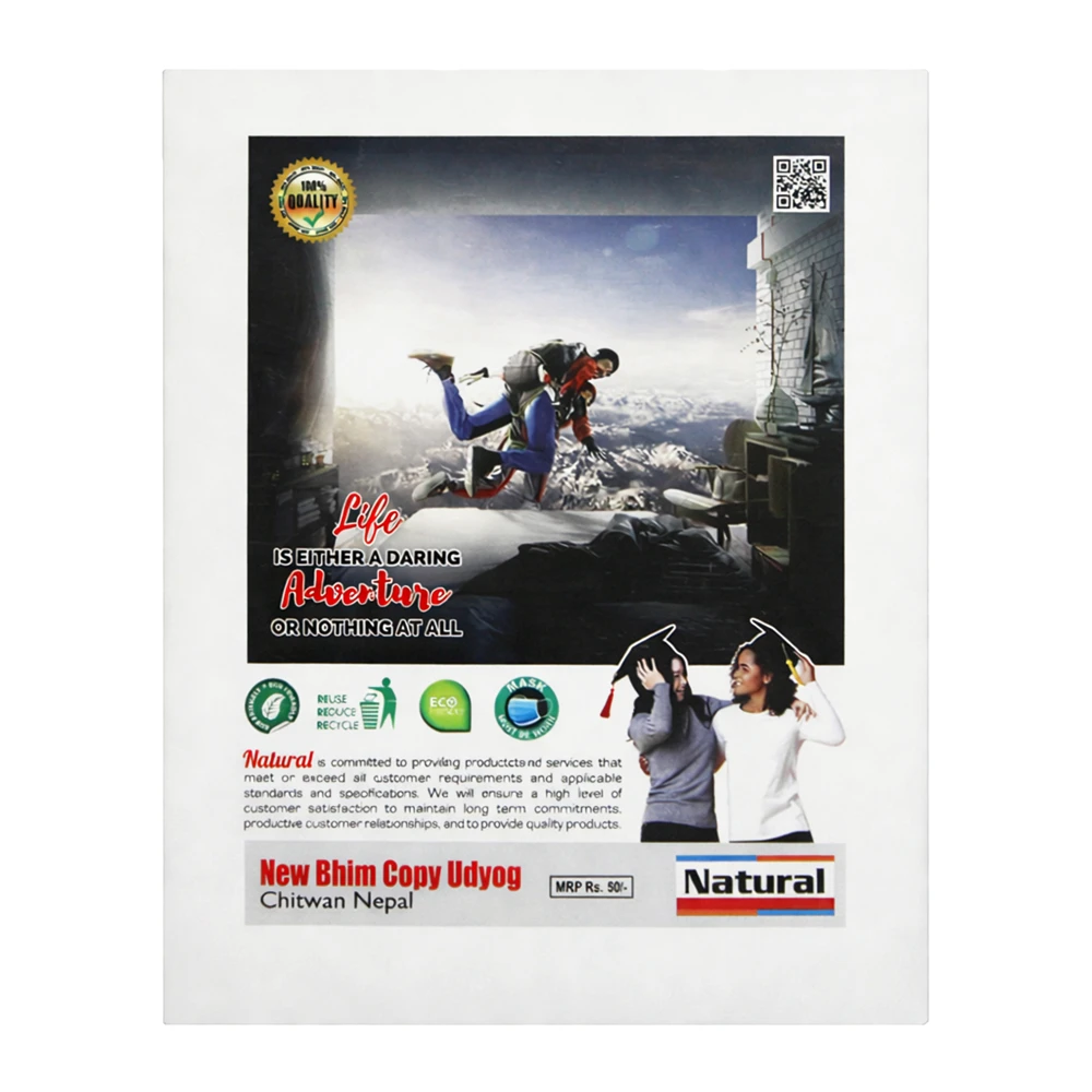Product photo of Notebook / Natural MRP 50 - (Buy 3 get 1 free)