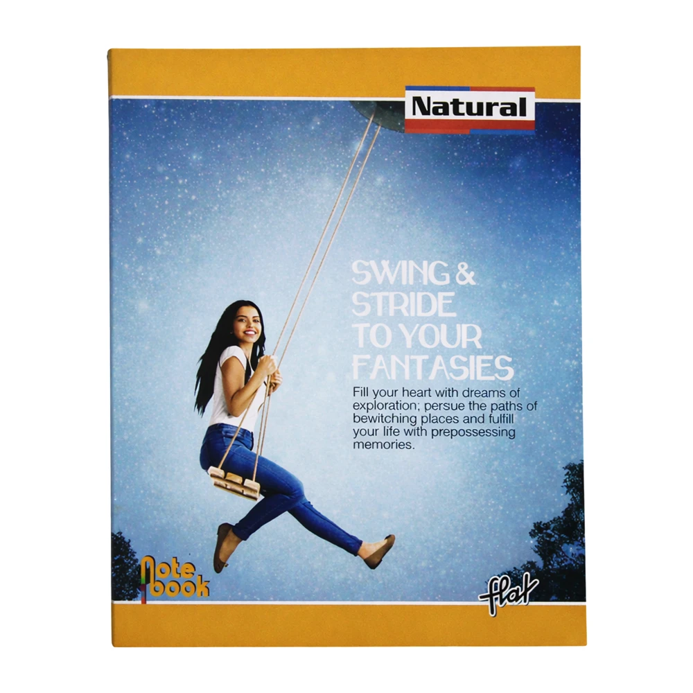 Product photo of Natural / Flat Notebook - MRP 100